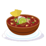Menu hand drawn delicious pozole illustration